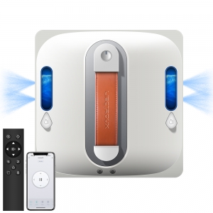 Vindusvaskerobot Liectroux S11 med 4-veis vannspray, robot for rengjøring av glass, gulv, vegger og fliser, vindusstøvsuger med intelligent navigasjon, flerskikts sikkerhetssystem, rammeløs bruk, stemmeveiledning Vindusvaskerobot Liectroux S11 med 4-veis vannspray, robot for rengjøring av glass, gulv, vegger og fliser, vindusstøvsuger med intelligent navigasjon, flerskikts sikkerhetssystem, rammeløs bruk, stemmeveiledning